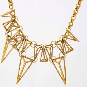 Sam Edelman Angular Gold Necklace